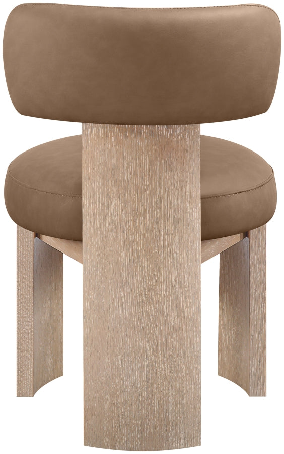 Atelier Vegan Leather Upholstered Dining Chair - Brown - 88086-C-BROWN_6