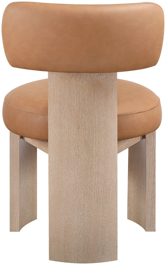 Atelier Vegan Leather Upholstered Dining Chair - Cognac - 88086-C-COGNAC_6