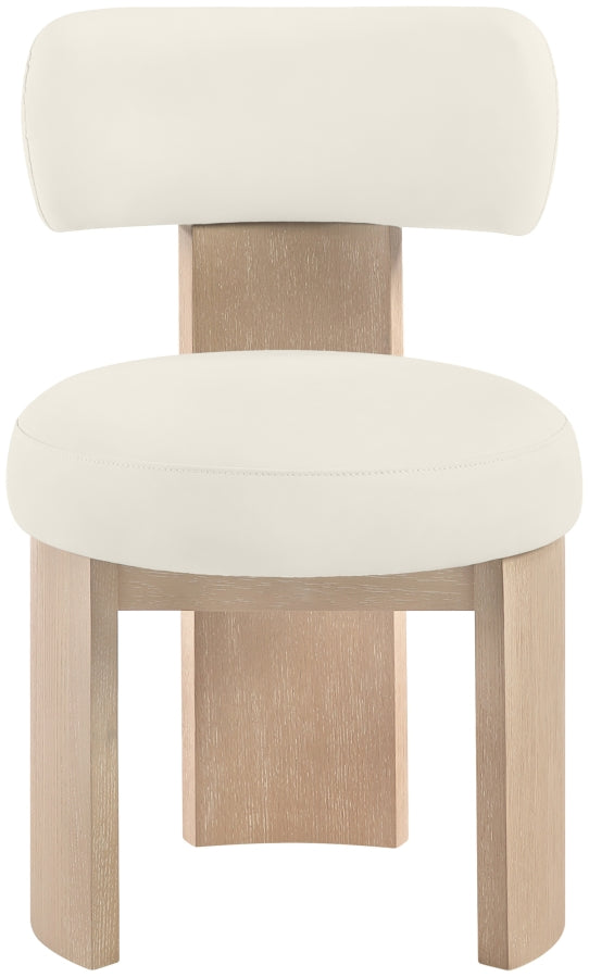 Atelier Vegan Leather Upholstered Dining Chair - Cream - 88086-C-CREAM_4