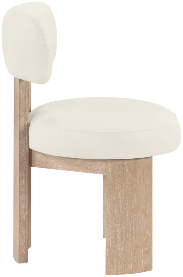 Atelier Vegan Leather Upholstered Dining Chair - Cream - 88086-C-CREAM_5