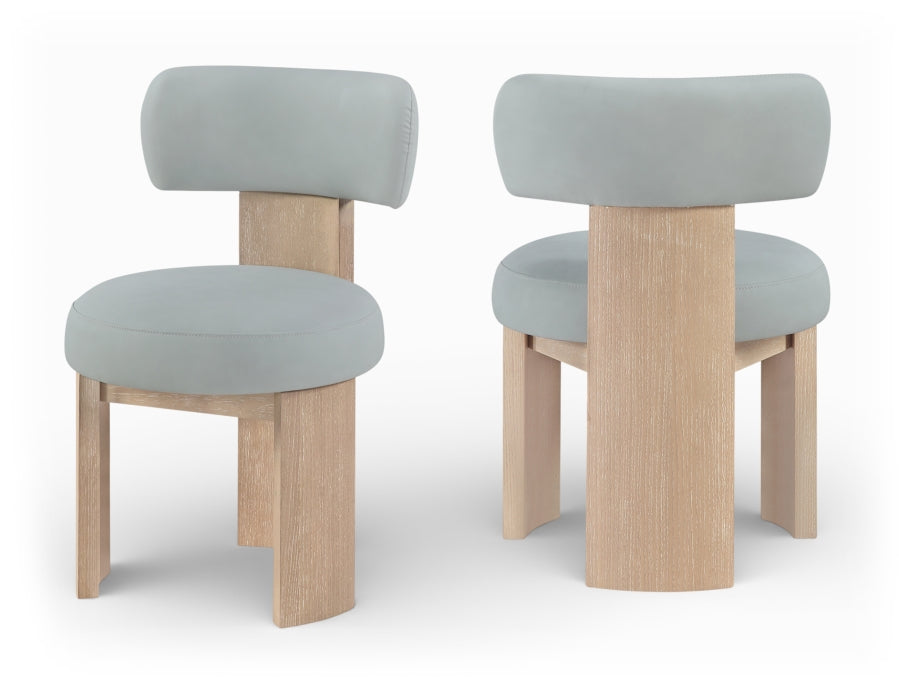 Atelier Vegan Leather Upholstered Dining Chair - Light Blue - 88086-C-LIGHTBLUE_1