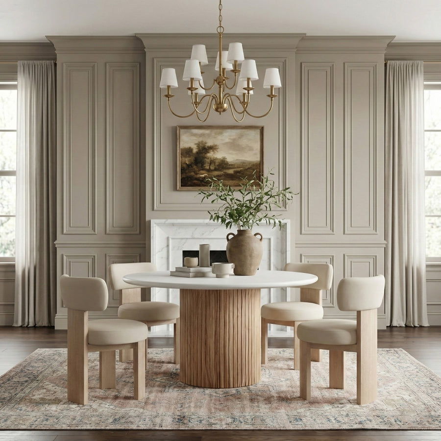 Atelier Vegan Leather Upholstered Dining Chair - Taupe - 88086-C-TAUPE_3