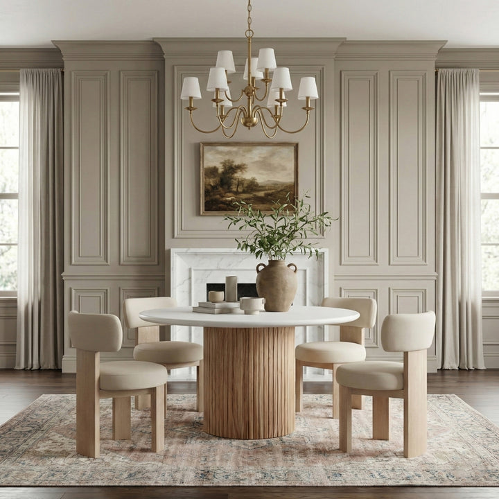 Atelier Vegan Leather Upholstered Dining Chair - Taupe - 88086-C-TAUPE_3