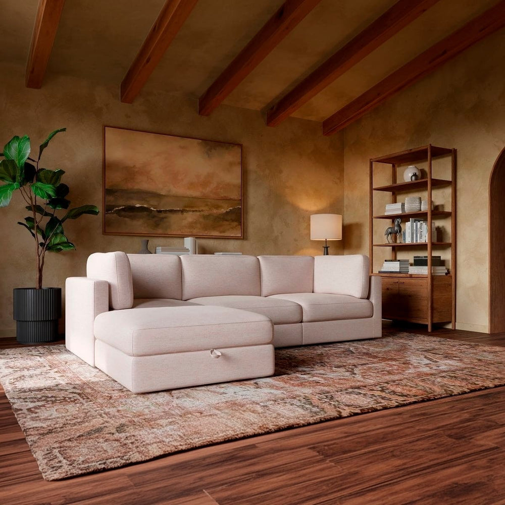 Haven 3-pc Modular Sofa W/Ottoman