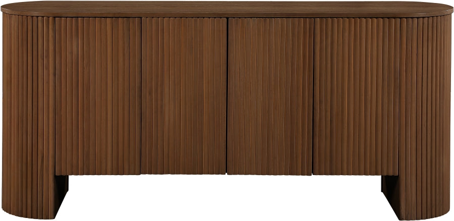 Belinda Beech Wood And Oak Veneer Sideboard / Buffet
