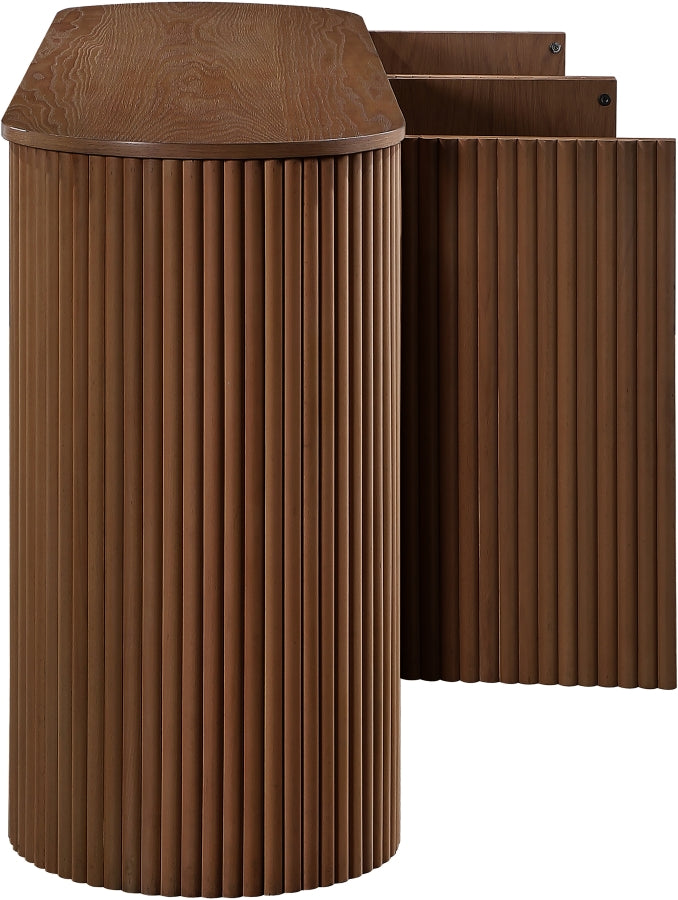Belinda Beech Wood And Oak Veneer Sideboard / Buffet