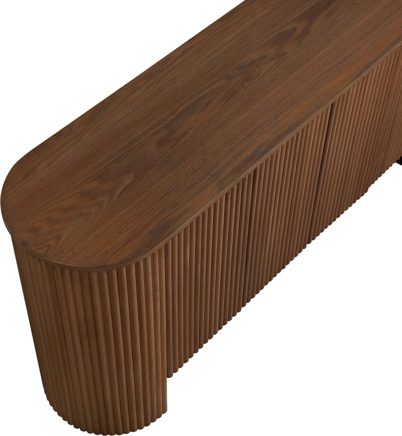 Belinda Beech Wood And Oak Veneer Sideboard / Buffet