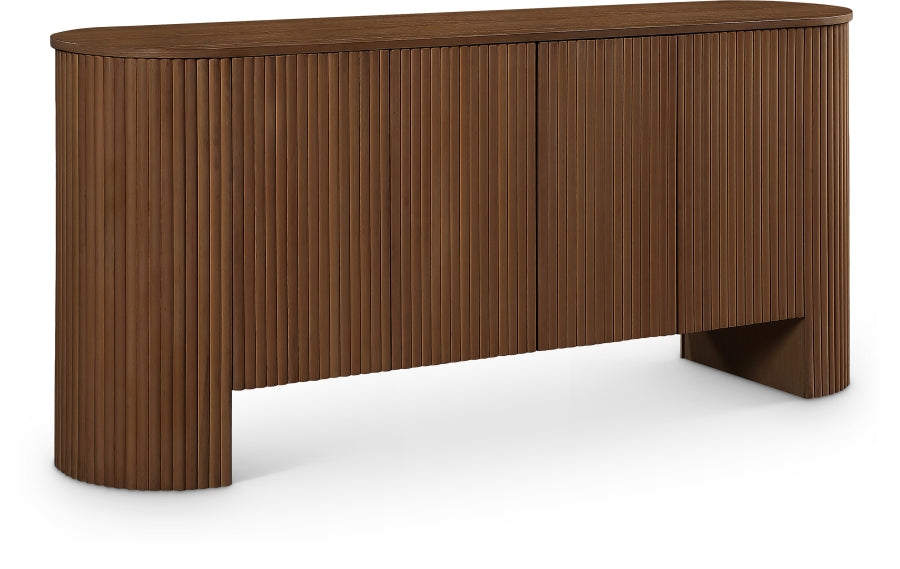 Belinda Beech Wood And Oak Veneer Sideboard / Buffet
