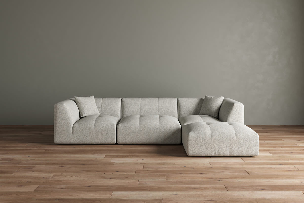 Moda 3-pc Modular Sofa W/Ottoman