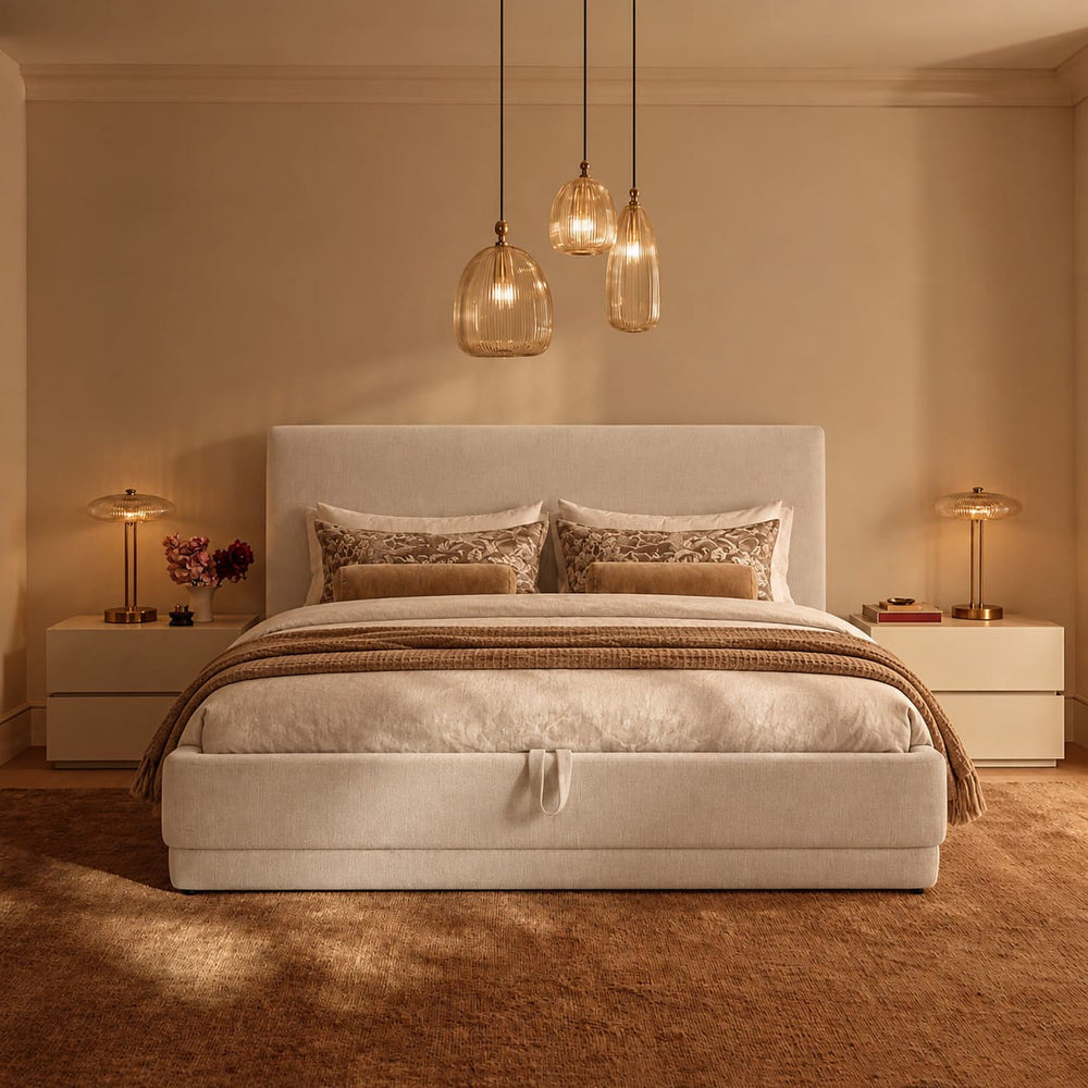 Noir Storage Bed - With Lift-up Storage