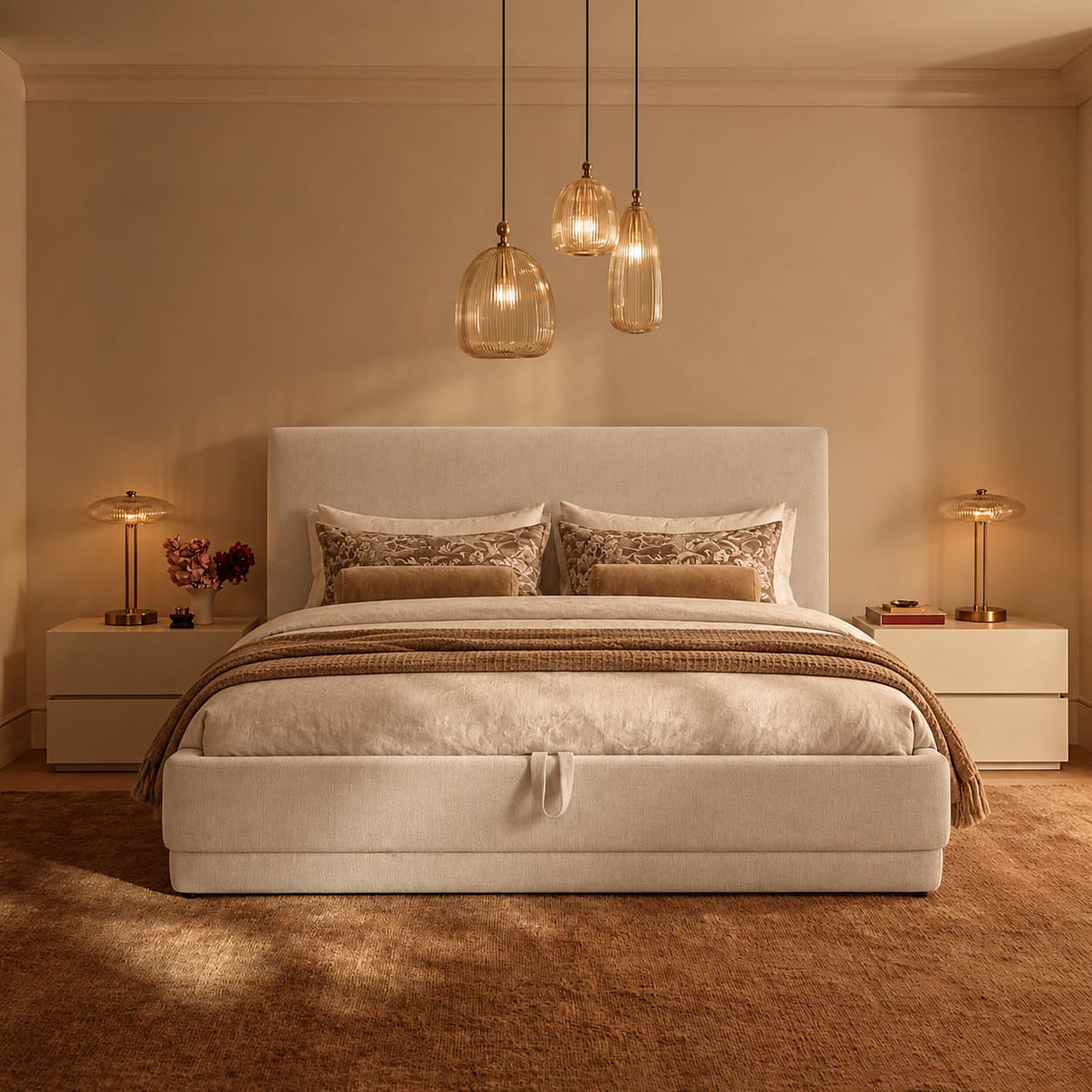 Noir Storage Bed - With Lift-up Storage