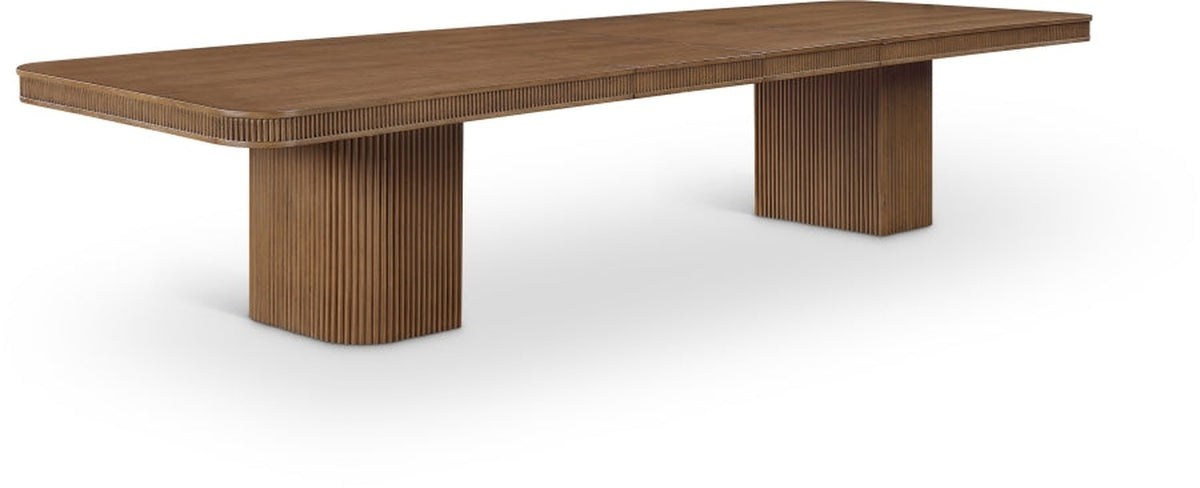 Mohari 112" Solid Wood And Oak Veneer Dining Table