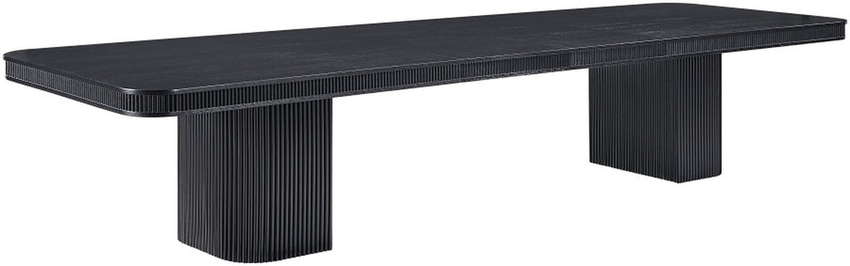 Mohari 112" Solid Wood And Oak Veneer Dining Table