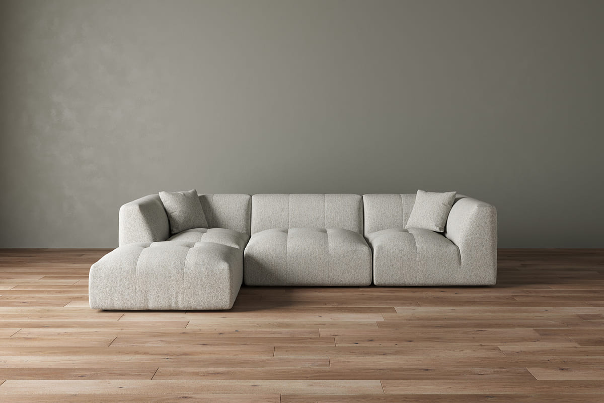 Moda 3-pc Modular Sofa W/Ottoman