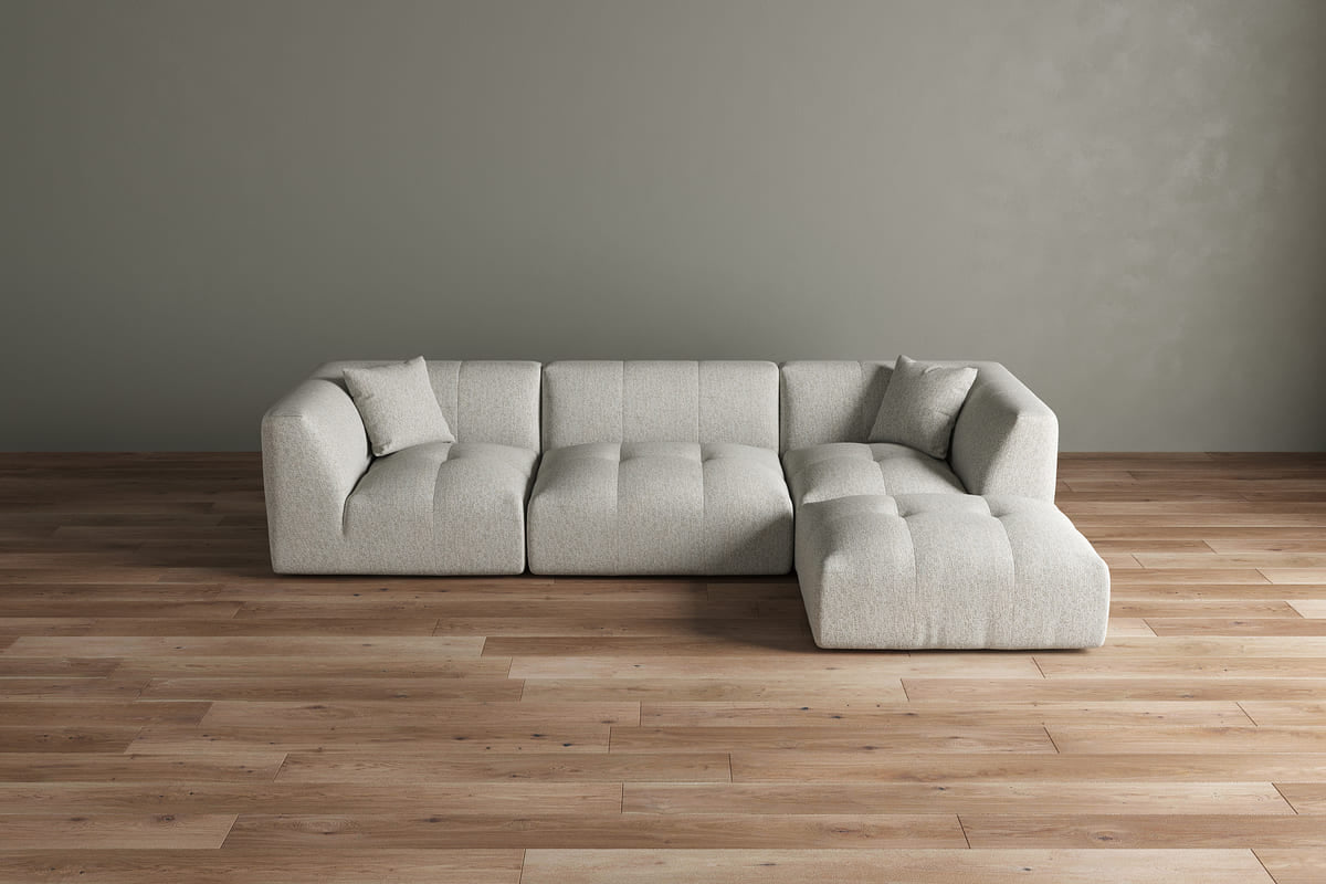 Moda 3-pc Modular Sofa W/Ottoman
