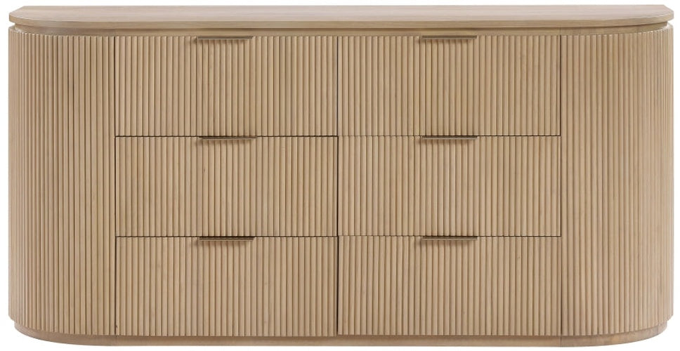 Astrid Solid Wood And Oak Veneer Dresser