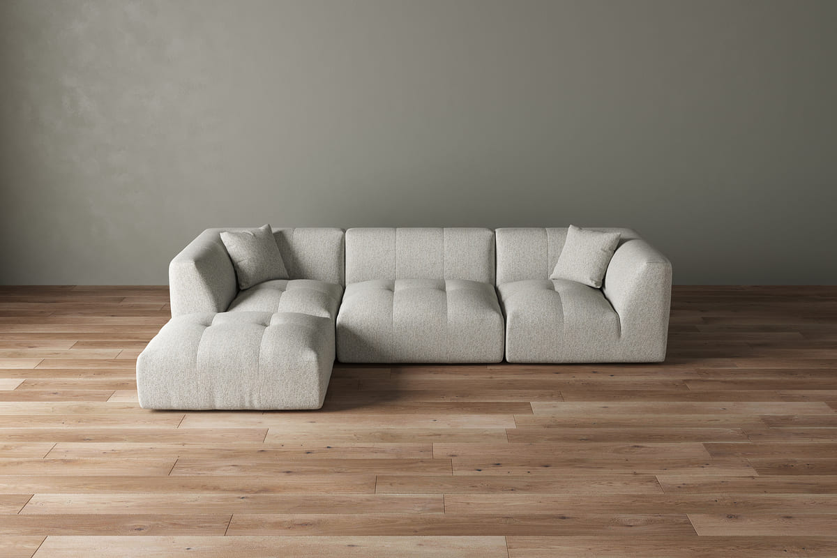 Moda 3-pc Modular Sofa W/Ottoman