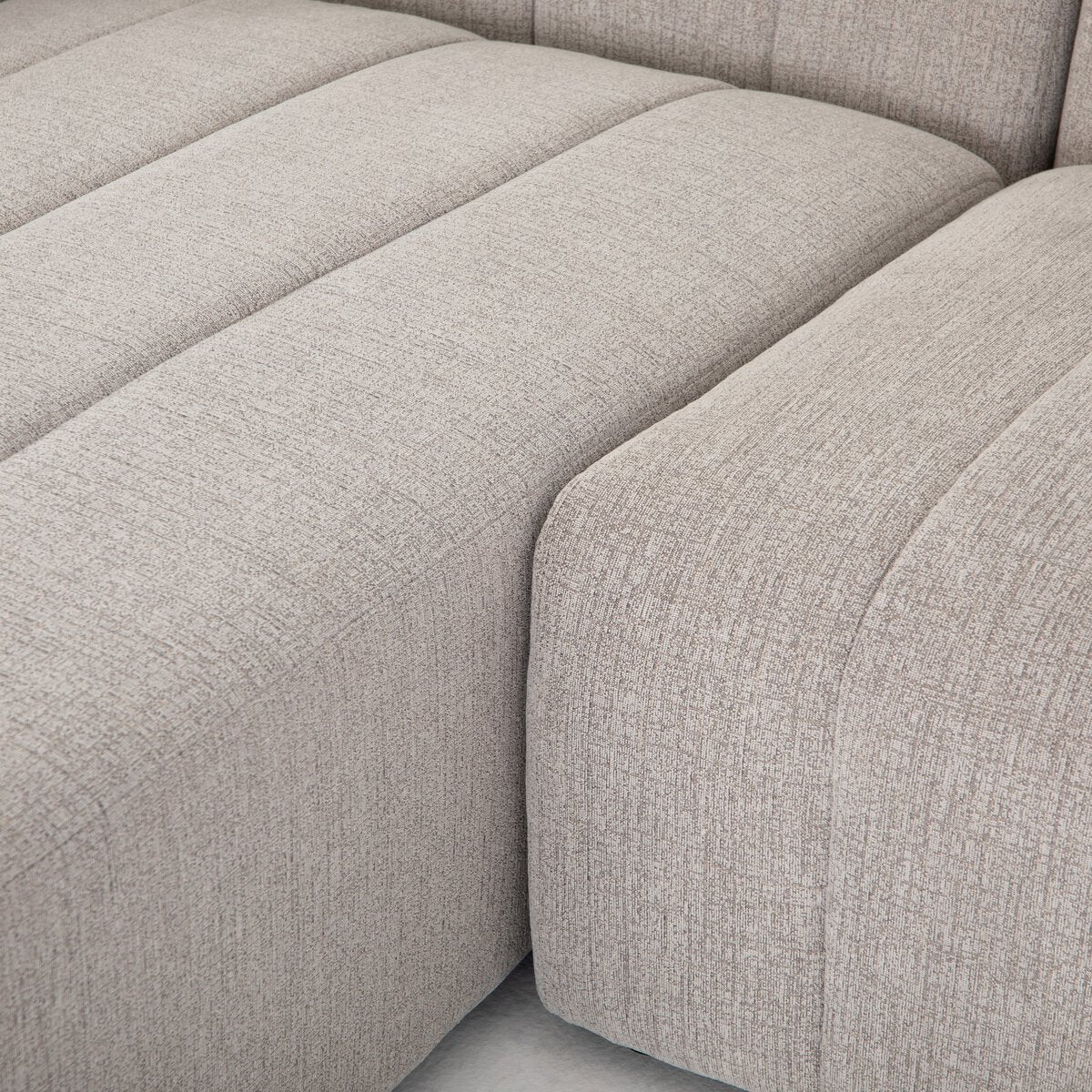 Langham Channeled 6-Piece Sectional - Left Chaise - Napa Sandstone - CGRY-001-320-S8_7