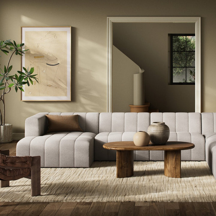 Langham Channeled 6-Piece Sectional - Left Chaise - Napa Sandstone - CGRY-001-320-S8_4