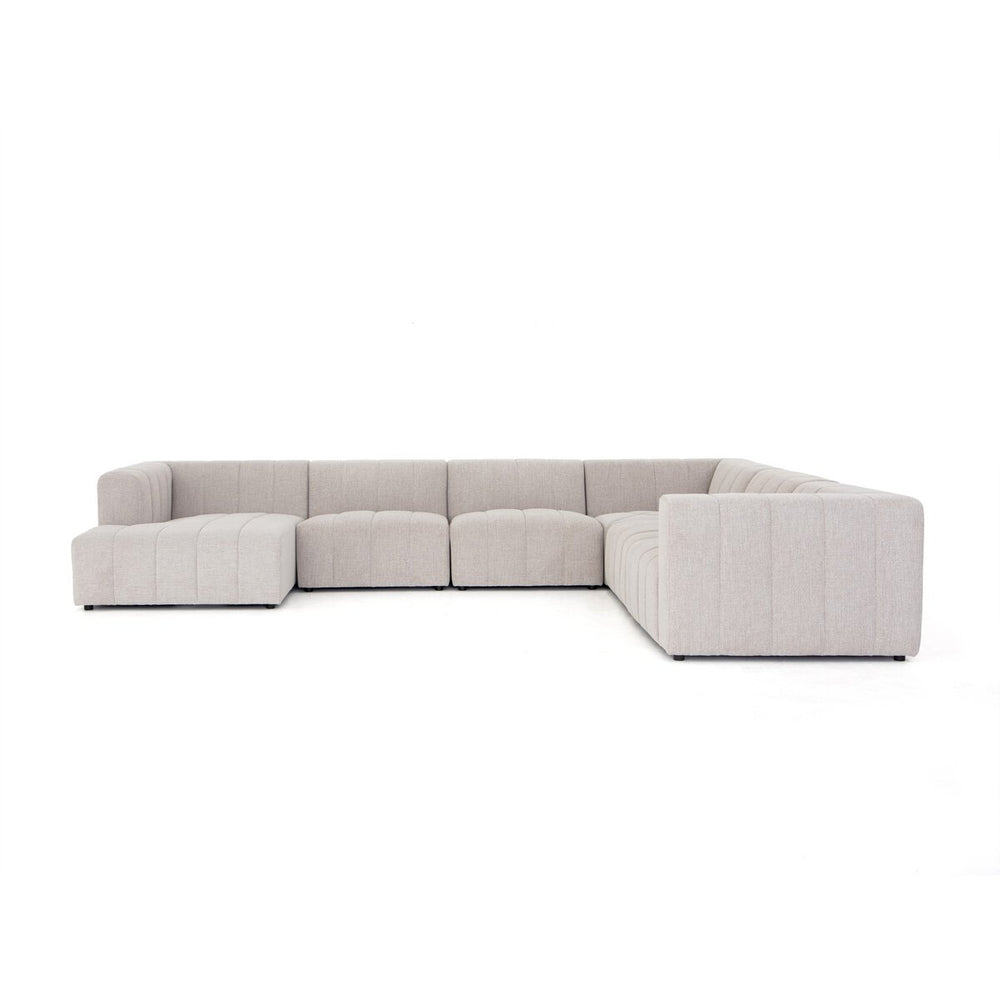 Langham Channeled 6-Piece Sectional - Left Chaise - Napa Sandstone - CGRY-001-320-S8_1