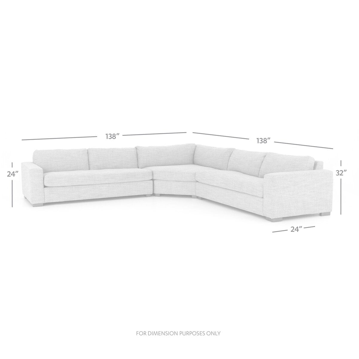Boone 3-Piece Sectional - Thames Coal - 138" - CKEN-29964-829P-S1_3