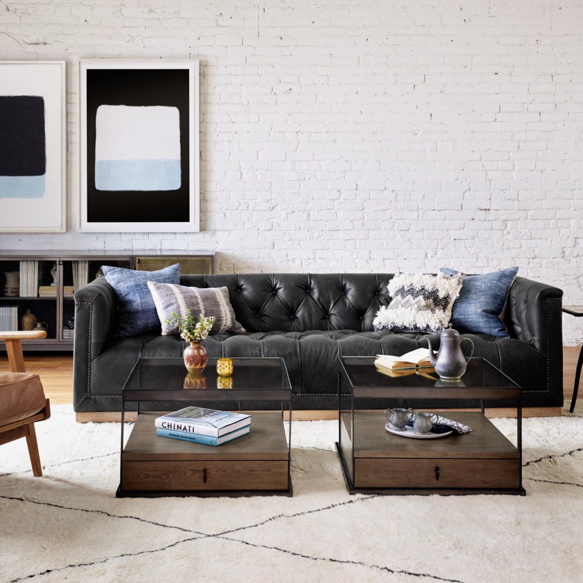 Maxx Sofa - Destroyed Black - 95" - CKEN-K3Z-928_4