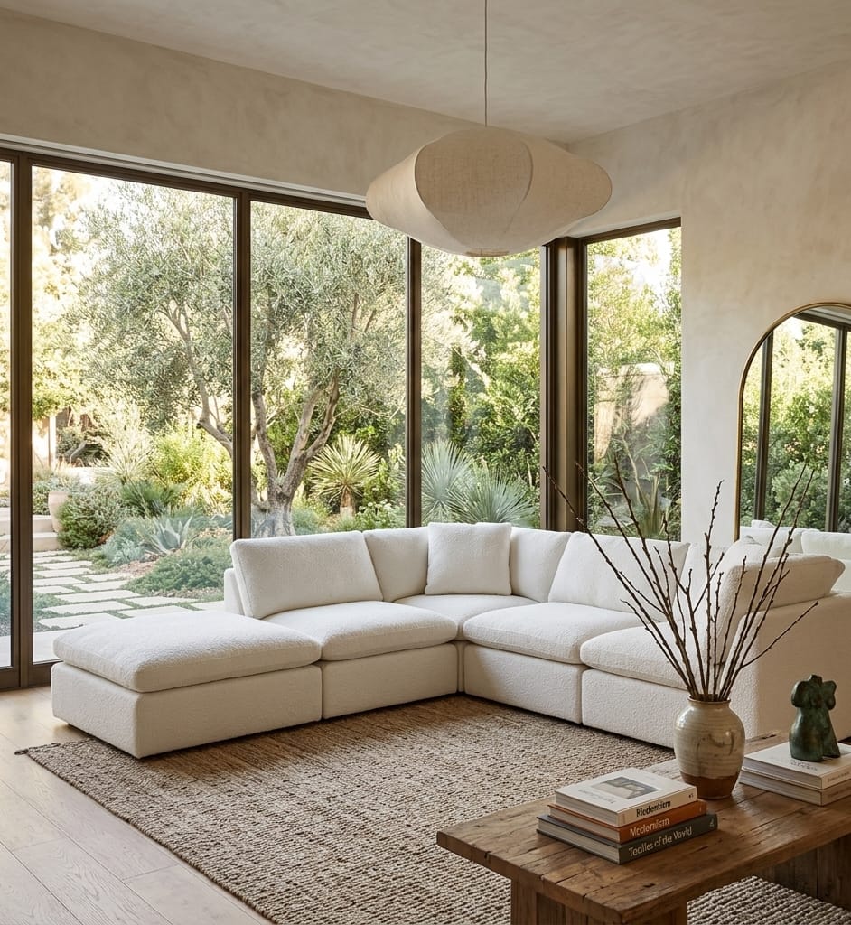 Hilton 4-pc Modular Sofa W/Ottoman