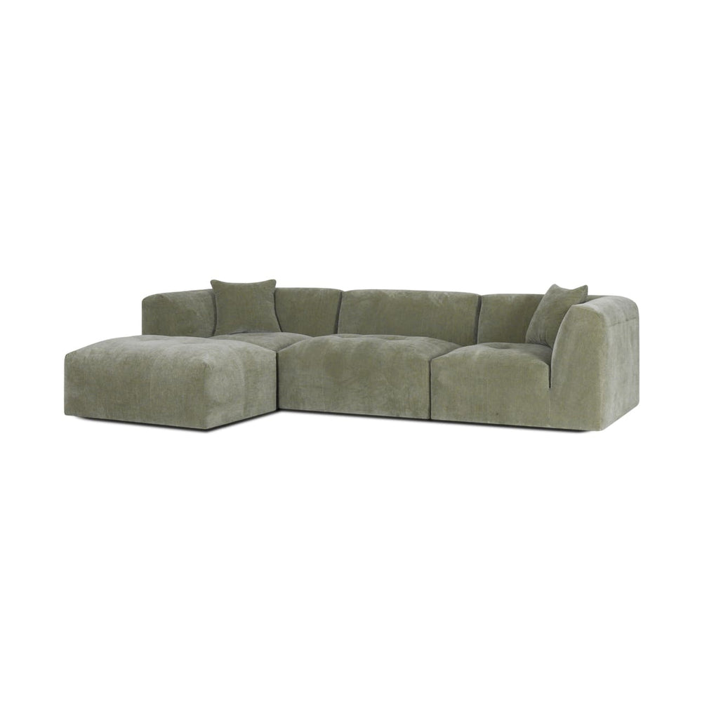 Moda 3-pc Modular Sofa W/Ottoman