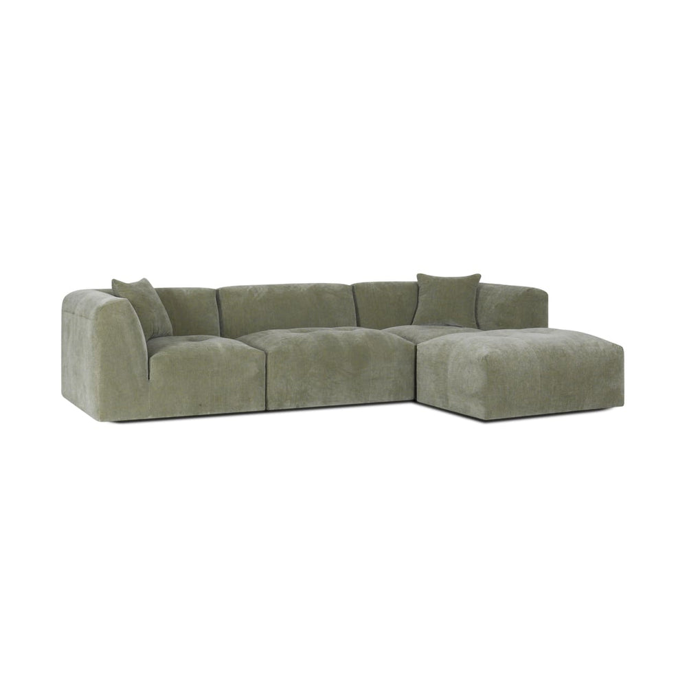 Moda 3-pc Modular Sofa W/Ottoman