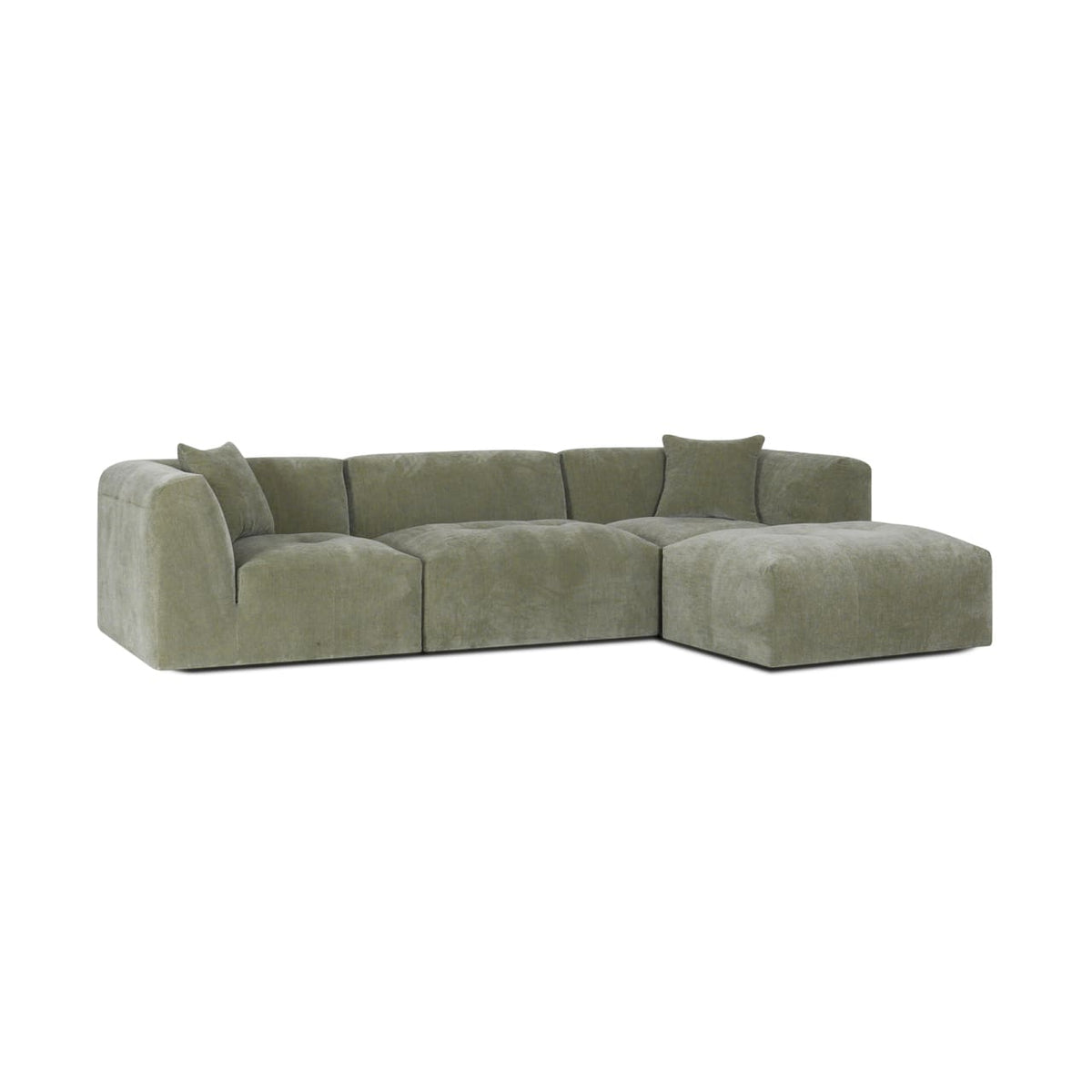 Moda 3-pc Modular Sofa W/Ottoman