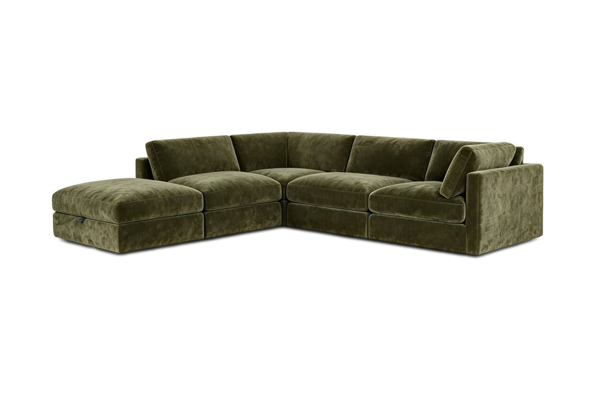 Haven 4-pc Modular Sofa W/Ottoman