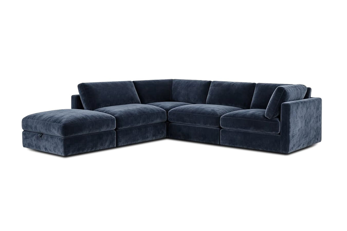 Haven 4-pc Modular Sofa W/Ottoman