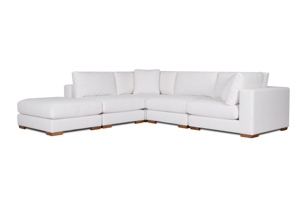 Madeline 4-pc Modular Sofa W/Ottoman