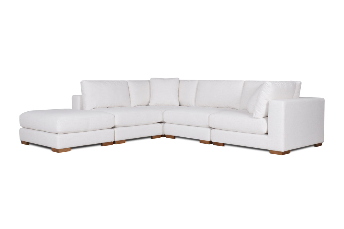 Madeline 4-pc Modular Sofa W/Ottoman