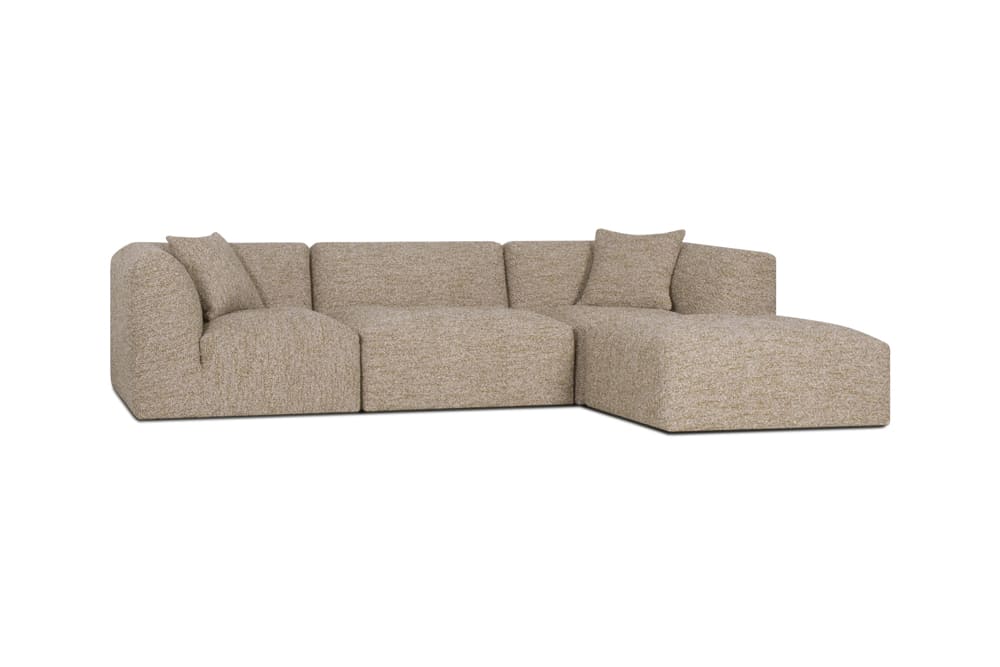 Moda 3-pc Modular Sofa W/Ottoman
