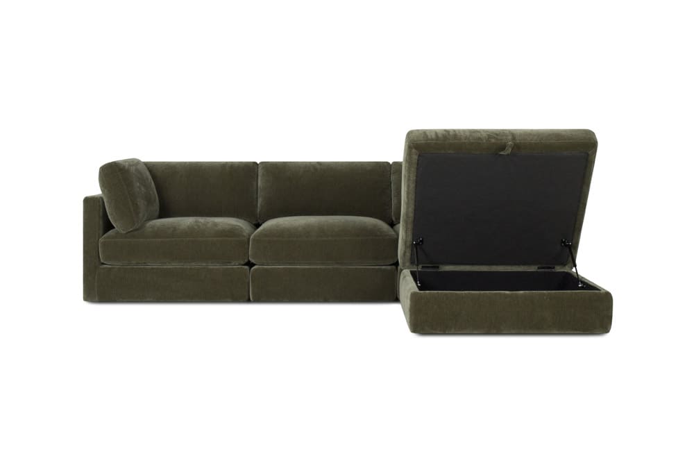 Haven 3-pc Modular Sofa W/Ottoman