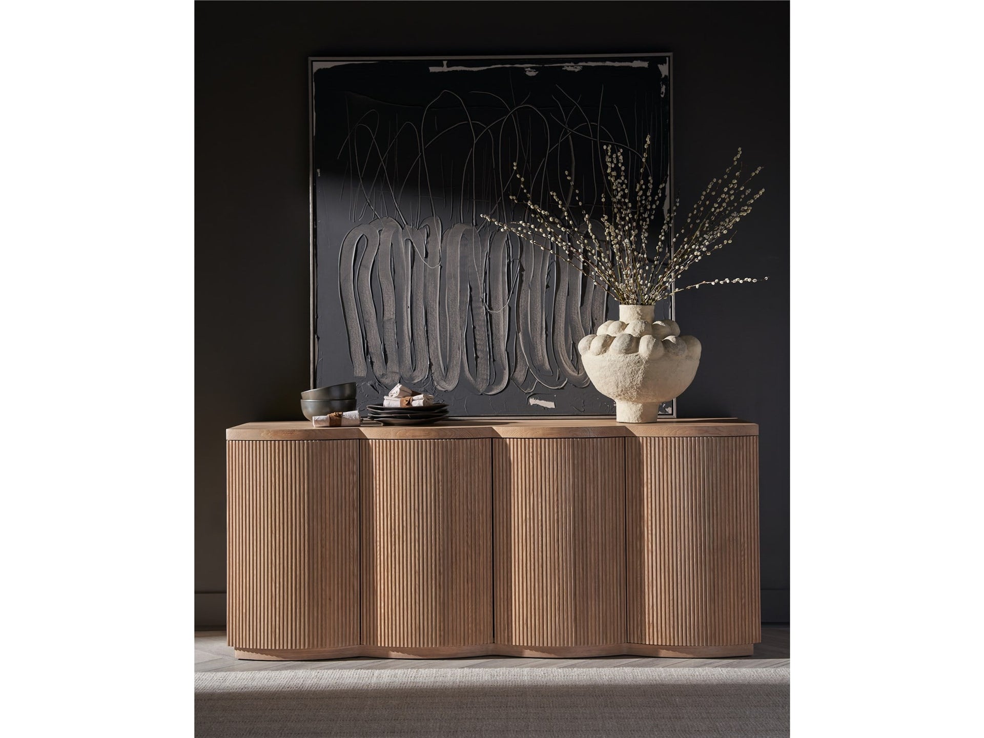 Modern Lumi Credenza - Natural Oak - U352E964_1