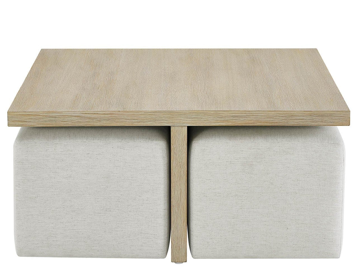 Oasis- Coastal Living Home Collection Dockside Cocktail Table with Ottomans - Default - U533828_5