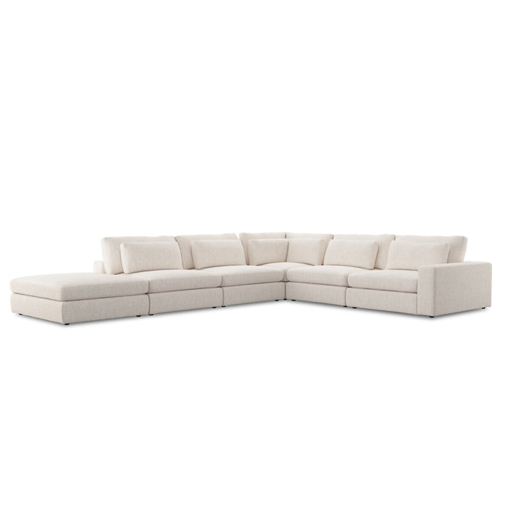 Bloor 5-Piece Sectional - Essence Natural - Raf Sofa W/ Ottoman - UATR-066-377-S5_2