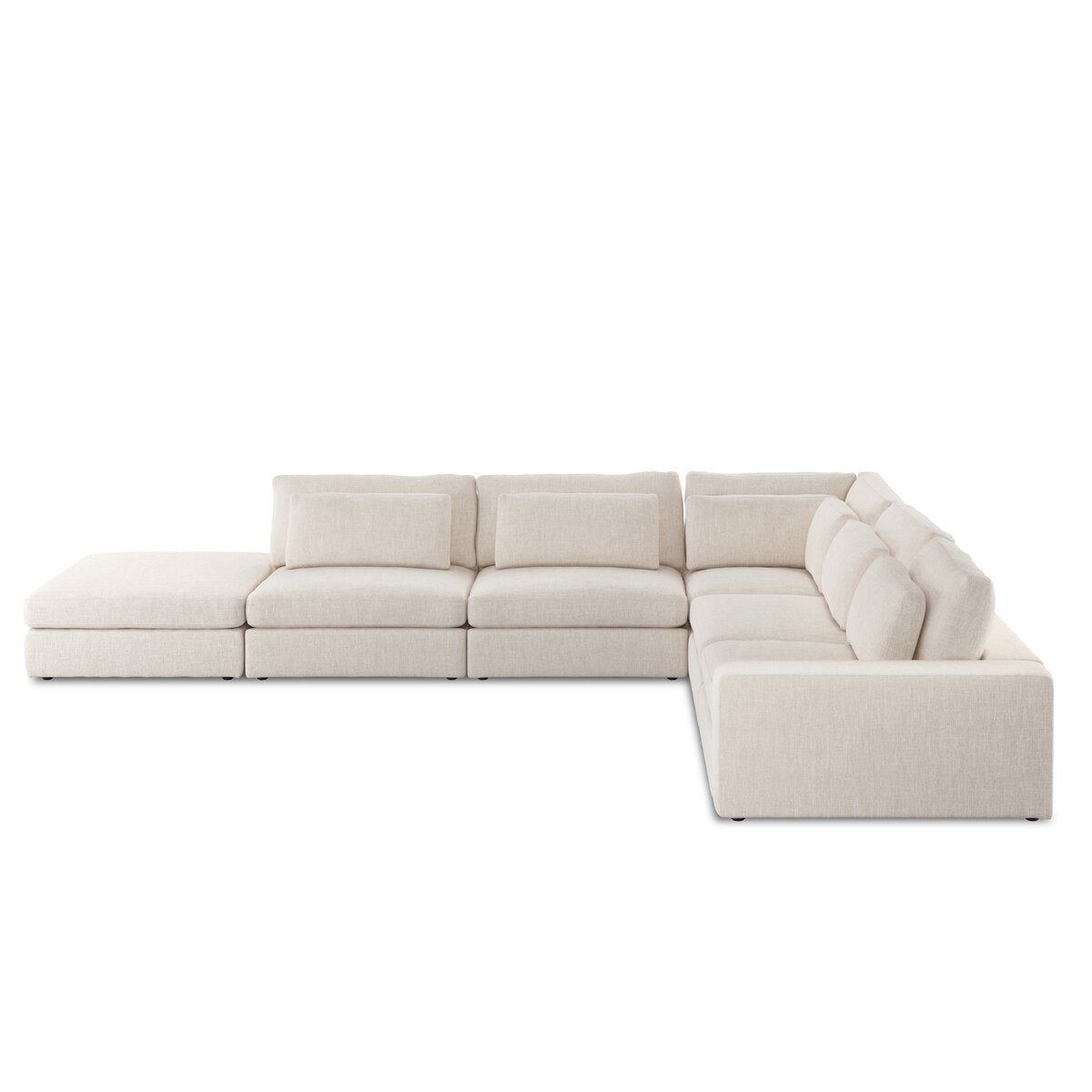 Bloor 5-Piece Sectional - Essence Natural - Raf Sofa W/ Ottoman - UATR-066-377-S5_3