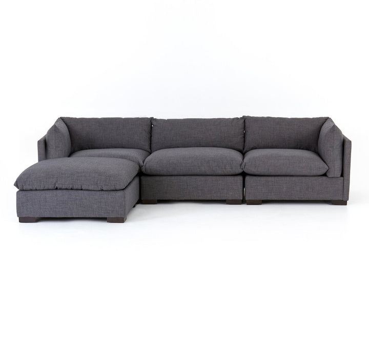 Westwood 3-Piece Sectional - Sectional Sofa + Ottoman - Bennett Charcoal - UATR-S01-008_1