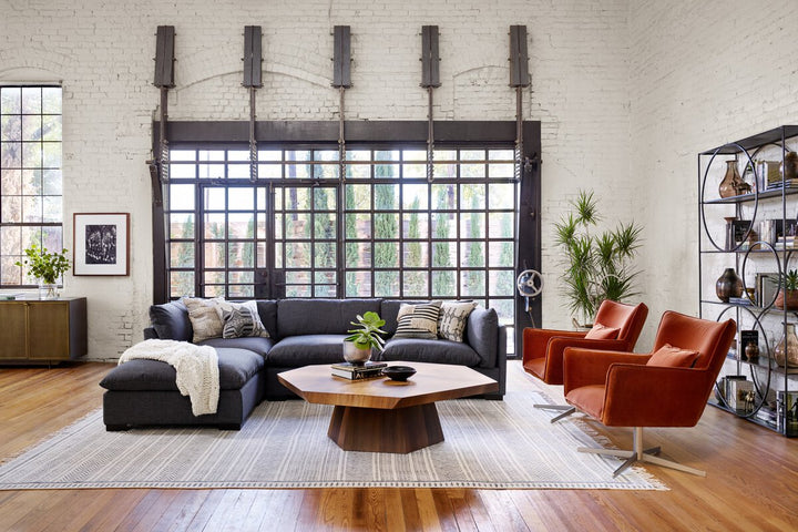 Westwood 3-Piece Sectional - Sectional Sofa + Ottoman - Bennett Charcoal - UATR-S01-008_4