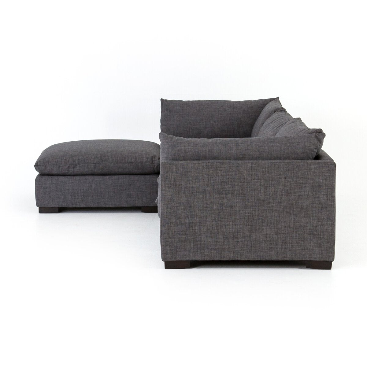 Westwood 3-Piece Sectional - Sectional Sofa + Ottoman - Bennett Charcoal - UATR-S01-008_3