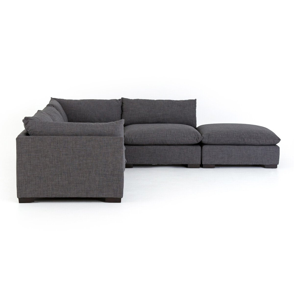 Westwood 4-Piece Sectional - Left Facing W/ Ottoman - Bennett Charcoal - UATR-S12-008_3