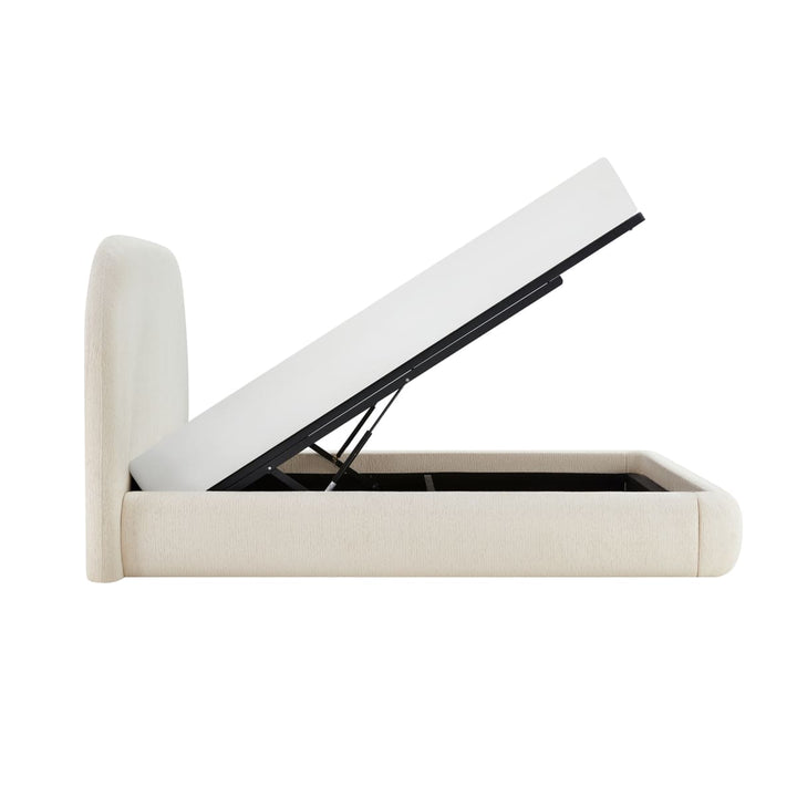 Asher Storage Bed underbed storage compartment opened