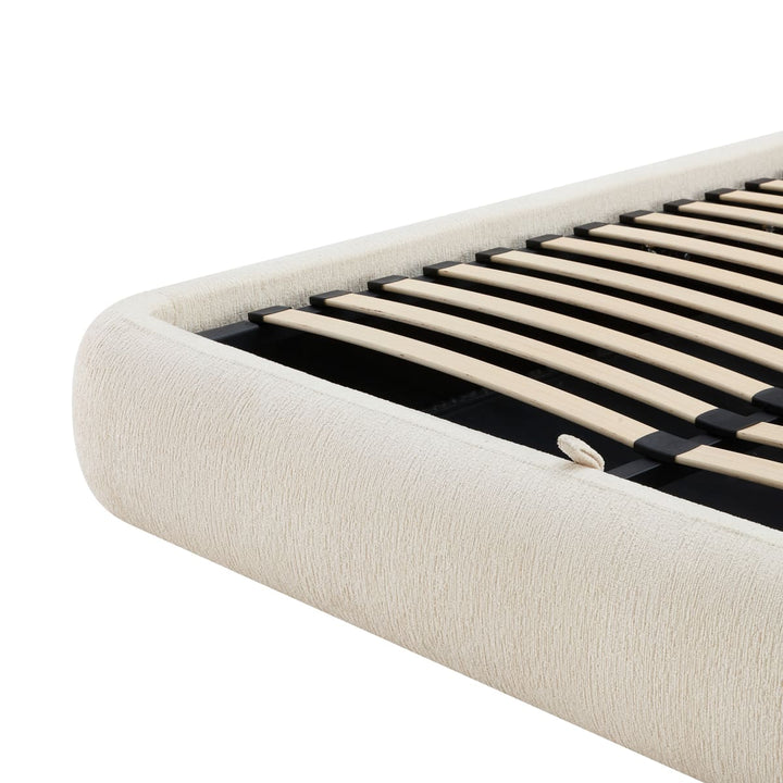 Asher Storage Bed hydraulic lift fully opened