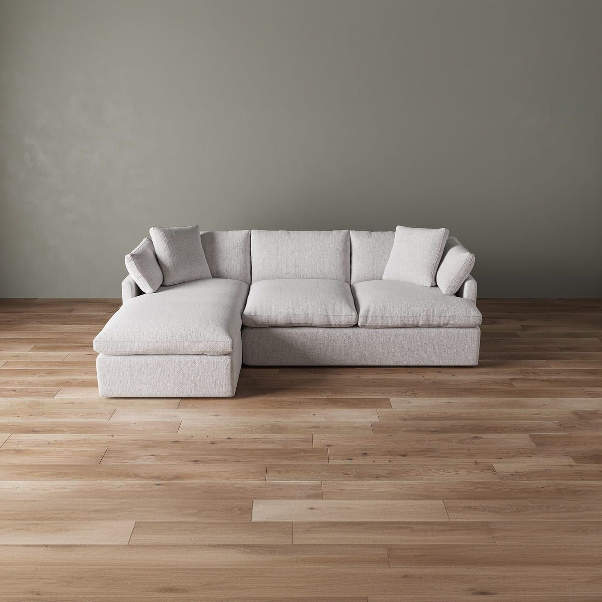 Britton 3-Piece Sectional Sofa with Ottoman