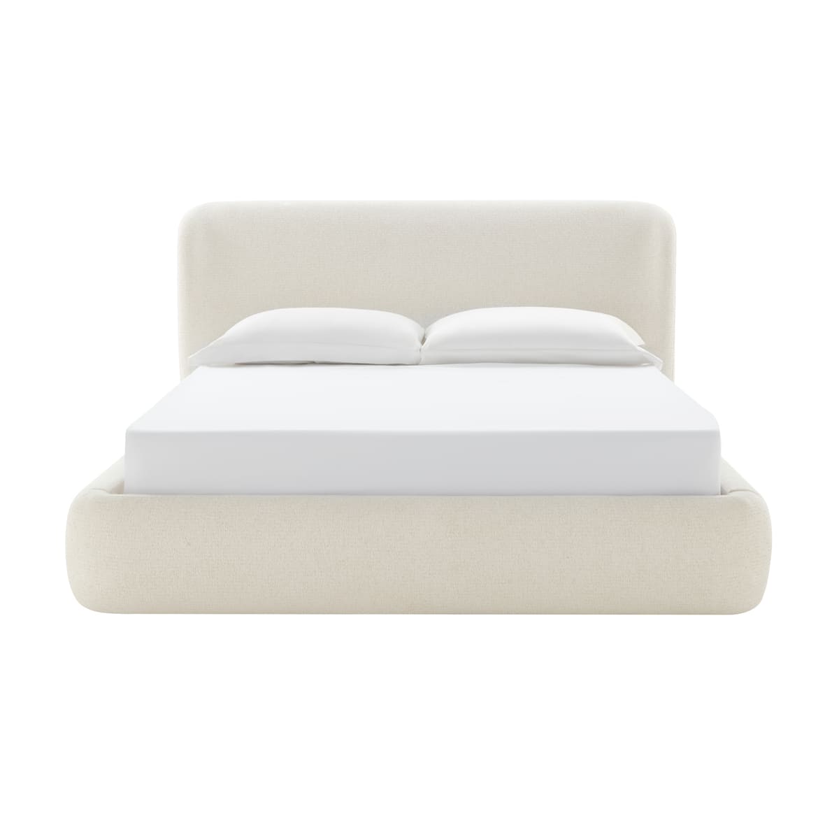 Chelsea Bed - Soft Rounded Upholstered Bed