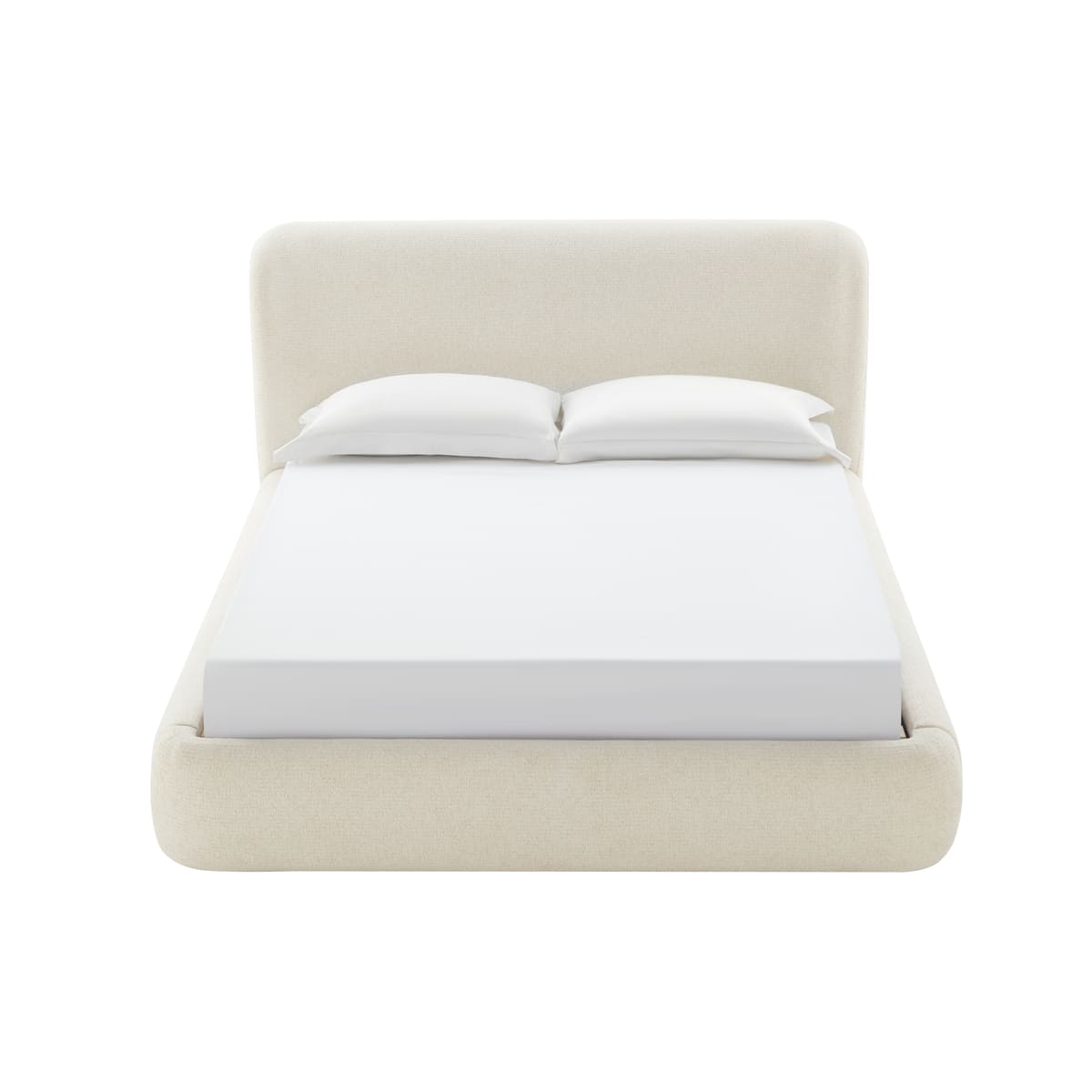 Chelsea Bed - Soft Rounded Upholstered Bed