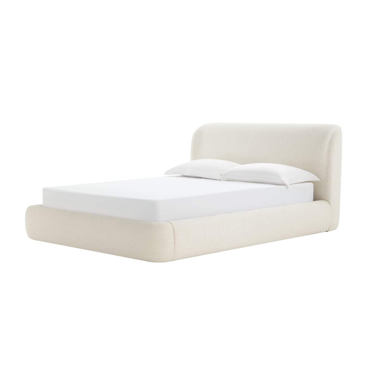 Chelsea Bed - Soft Rounded Upholstered Bed